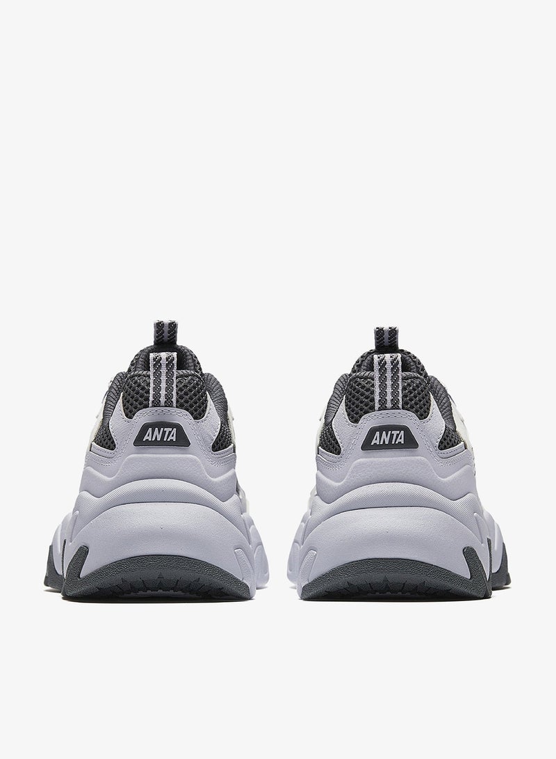 انتا أحذية رياضية نسائية سميكة بنعل سميك مريح للمشي اليومي - Image 4