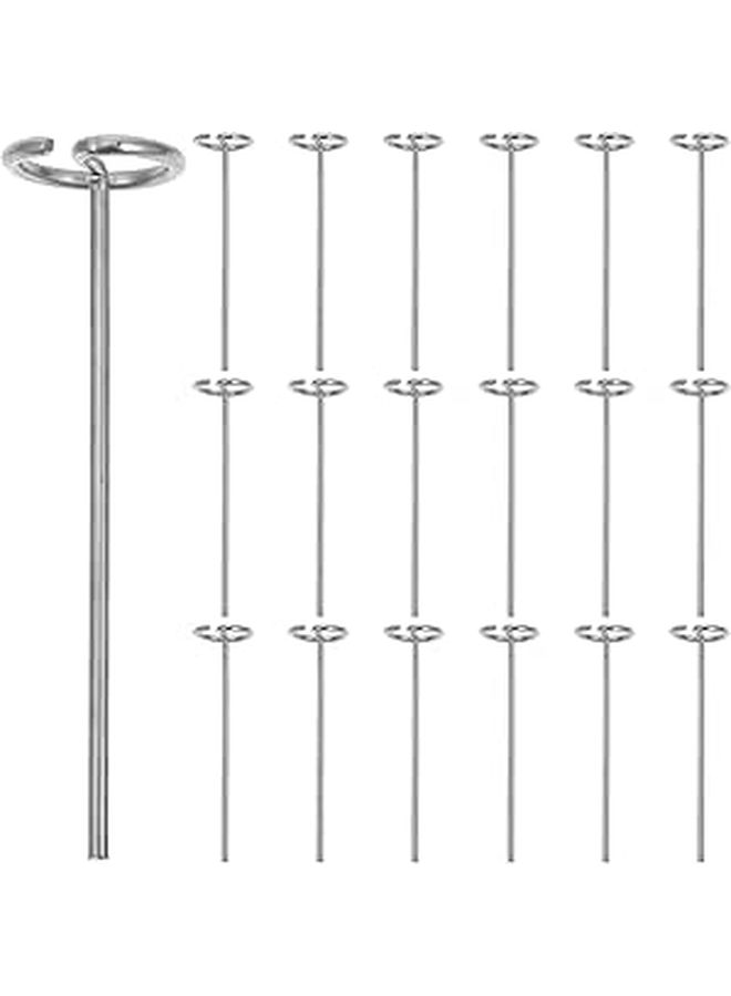 20 Pcs Metal G Shaped Landscape Pins Heavy Duty Garden Stakes 102mm for Tent Fabric - Image 1