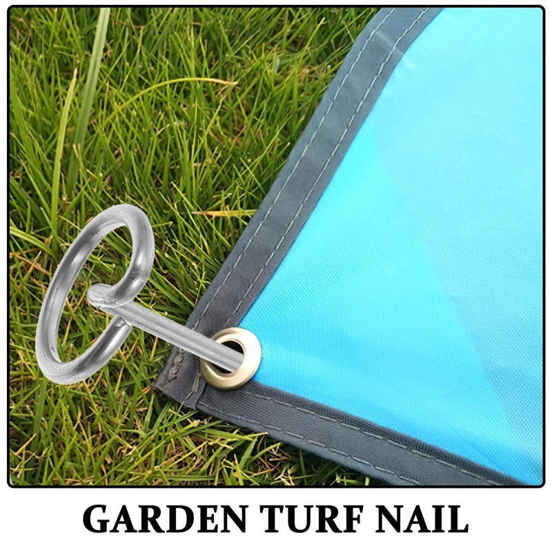 20 Pcs Metal G Shaped Landscape Pins Heavy Duty Garden Stakes 102mm for Tent Fabric - Image 4