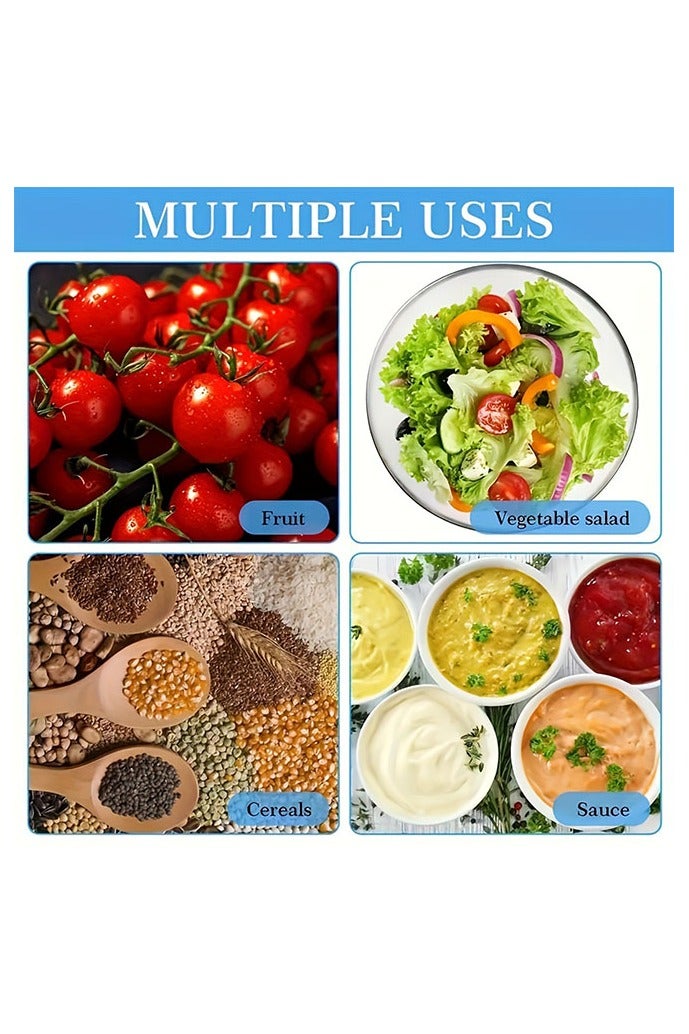 HOMESTAR Ice Chilled 5 Compartment Condiment Server Caddy - Serving Tray Container with 5 Removable Dishes with Over 2 Cup Capacity Each and Hinged Lid | 5 Serving Spoons + 2 Tongs Included - Image 5