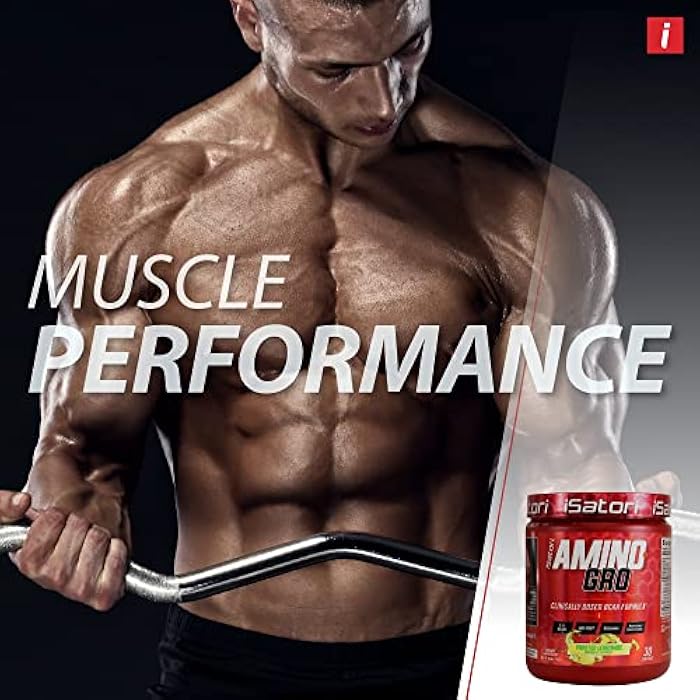 iSatori Amino-GRO BCAA Powder, Branched Chain Amino Acids with Glutamine, Electrolyte Powder & Bio-GRO Bio-Active Peptides for Muscle Growth & Post Workout Recovery, Frosted Lemonade (30 Servings) - Image 3