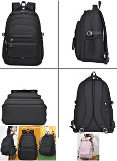 Qiccijoo Laptop Backpack Travel Backpack College School Backpack for Men or Women Work Backpack Fits 15.6 Inch Laptop Computer Backpack Bookbag Gift(Black) - pzsku/ZEE9B06C927000AA4477AZ/45/_/1733824284/9a61ec83-0199-4421-b4bd-7a5cac187c72