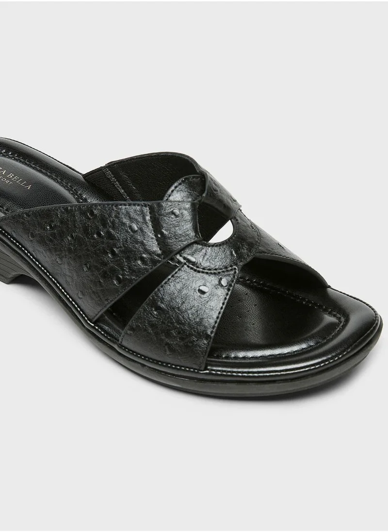 شو اكسبرس Double Strap Wedge Sandals