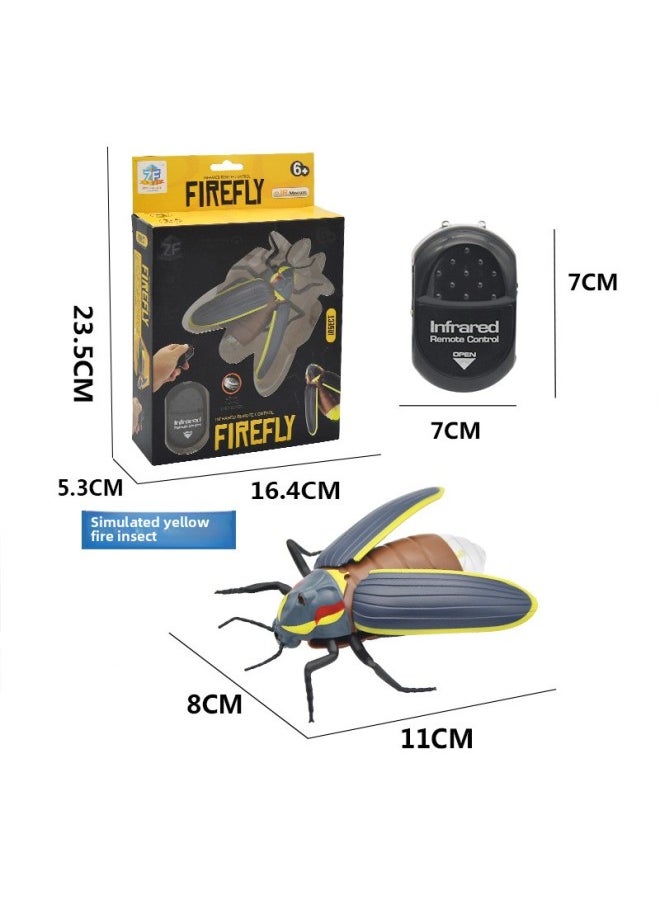 Explosions Strange Simulation Remote Control Animal Infrared Trick Remote Control Snake Remote Control Caterpillar Toy-Color:Remote Control Fireflies  - Image 1