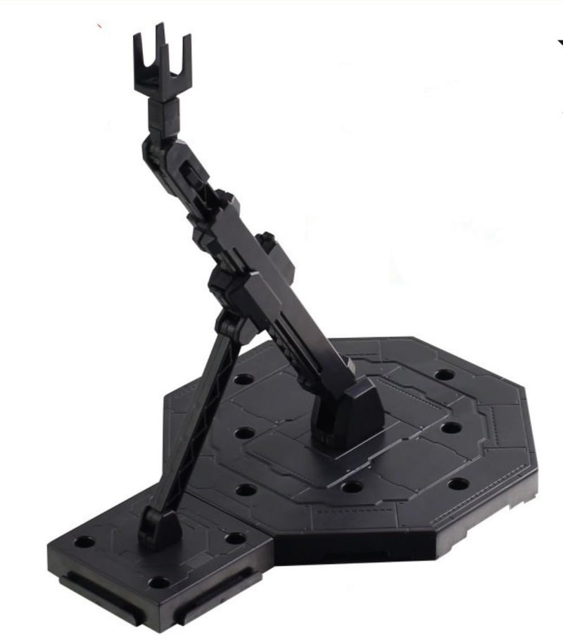 Bioristar HG RG Hobby Action Base Model Stand Hobby Display Stand Compatible with HG MG BB 1/144 1/100 Pack of 2 (Black) - Image 2