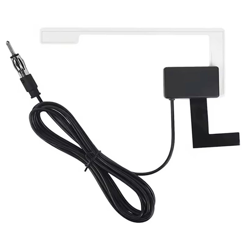 Generic hrsyyl Car Radio Antenna Active DAB Digital Audio Broadcasting Antenna DIN Plug Connector for Car Window Roof Windshield Antenna  - Image 1