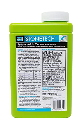 STONETECH Restore Acidic Cleaner, 1 Quart/32OZ (946ML) Bottle - Image 2