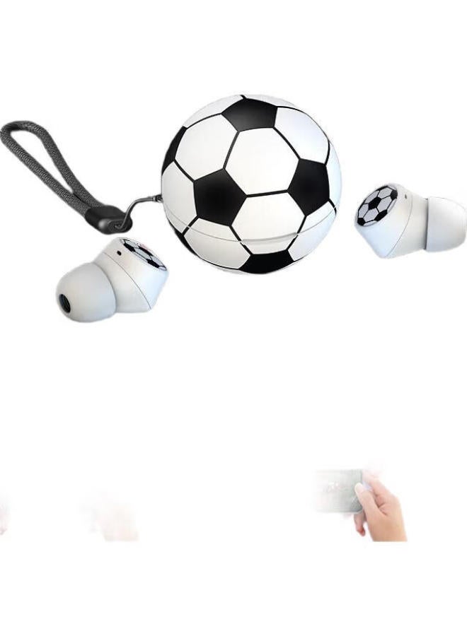 Emey True Wireless Bluetooth Earbuds Sports Gaming Dual Mini In-Ear Noise Cancelling Earphones Long-Lasting Battery Life For Apple Xiaomi Huawei Phones T5 Soccer Edition - Image 1