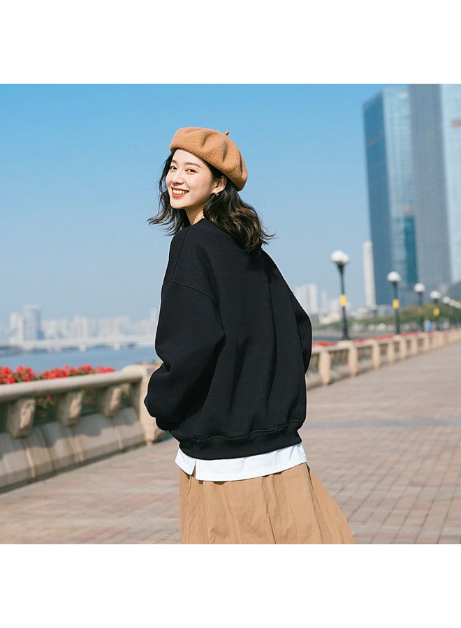 LOTTO Simple And Versatile Round Neck Casual Sweatshirt For Women, Soft And Comfortable For Autumn, Easy To Care For Pullover Sport Top - Image 4