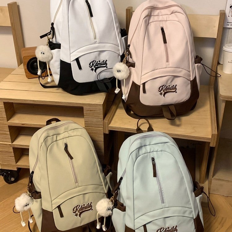 Cute Retro School Backpack for Girls and Boys, Large Capacity - Image 4