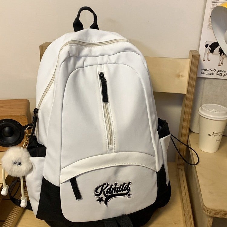 Cute Retro School Backpack for Girls and Boys, Large Capacity - Image 3