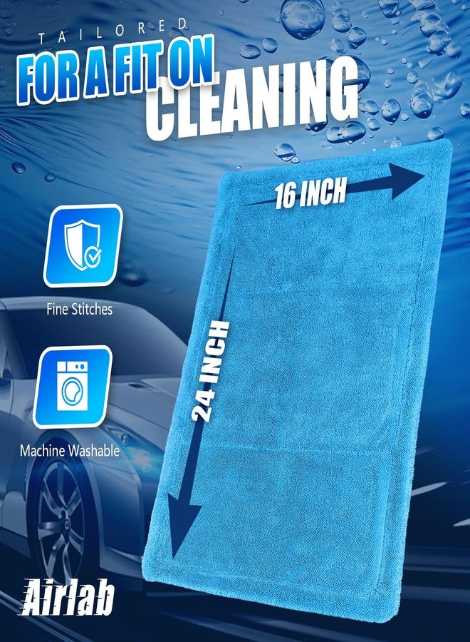 Airlab 1200GSM Extra Thick Absorbent Microfibre Drying Towel, Double-Sided Triple Twisted Loop Magic Cloth, Shiny Wipes Cleaning Cloths for Car Washing/Detailing, Bathroom Windows & Shower, 60x40cm - Image 5