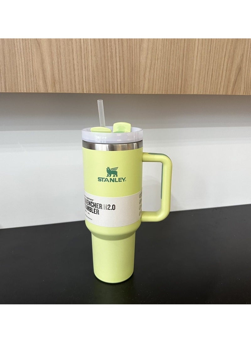 Stanley Quencher H2.0 FlowState Stainless Steel Vacuum Insulated Tumbler with Lid and Straw for Water, Iced Tea or Coffee, Smoothie and More 40oz/1200ml