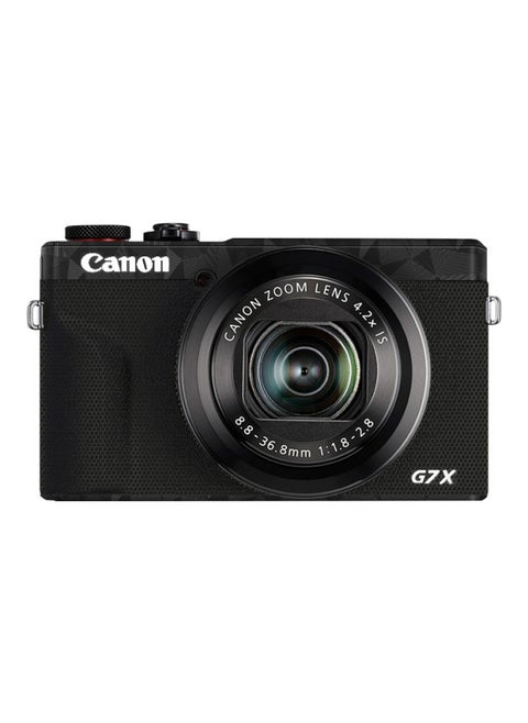 Walking Donkey Suitable For Canon G7XIII Camera Sticker Protective Film All-inclusive Color Change Film 3M-Color:3m Nordic Triangle Black