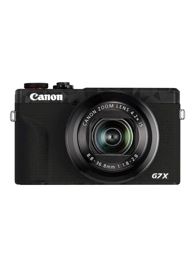 Generic - Walking Donkey Suitable For Canon G7XIII Camera Sticker Protective Film All-inclusive Color Change Film 3M-Color:3m Nordic Triangle Black - Image 1