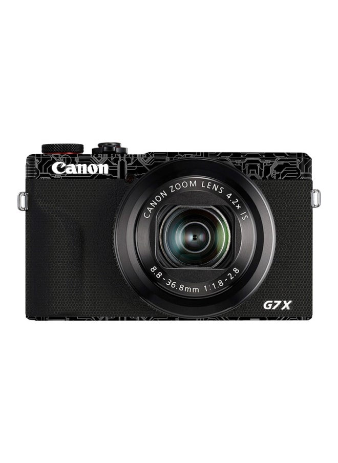 Generic - Walking Donkey Suitable For Canon G7XIII Camera Sticker Protective Film All-inclusive Color Change Film 3M-Color:3m Nordic Triangle Black - Image 1