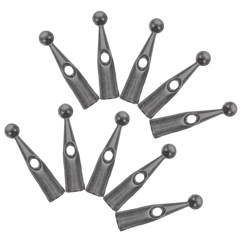 10pcs Umbrella Tail Beads: Metal Parasol Bone Covers Components For Folding Rain Sun Umbrella Covers Replacement Parts Accessories - Image 3