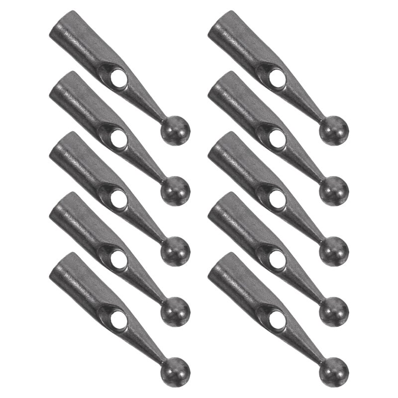 10pcs Umbrella Tail Beads: Metal Parasol Bone Covers Components For Folding Rain Sun Umbrella Covers Replacement Parts Accessories - Image 1