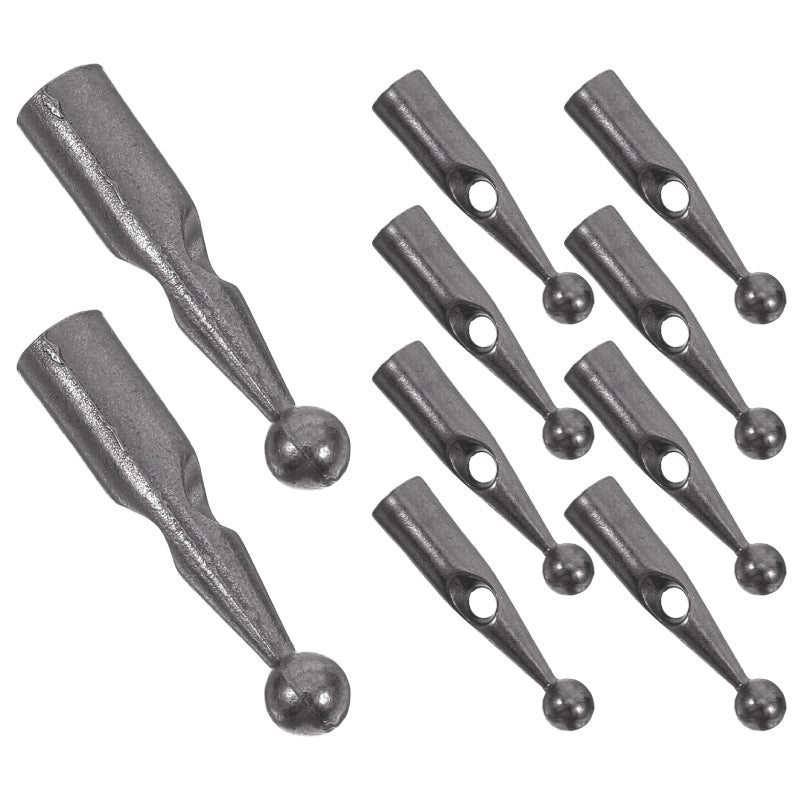 10pcs Umbrella Tail Beads: Metal Parasol Bone Covers Components For Folding Rain Sun Umbrella Covers Replacement Parts Accessories - Image 4