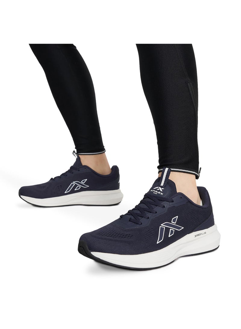 Athlex Men's Running Shoes WIND M Dark Blue Athlex SPEEDPULSE Foam Sole, Breathable Engineered Mesh, OrthoLite X40 Insole, Neutral Pronation, Comfortable & Durable - Image 2