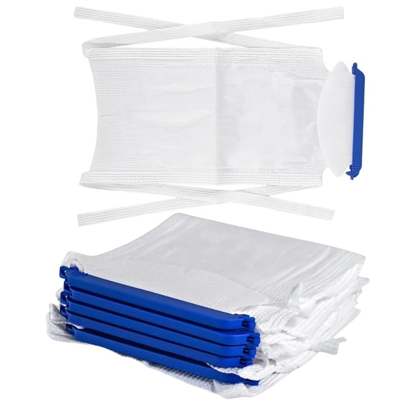 Refillable Ice Bags with Clamp Closure Pack of 5 Large 612 x 14  Reusable Easy Filling Hospital Icepack with Soft Outer Covering and Leak Resistant Inner Layer  Vakly First Aid Kit Guide 5