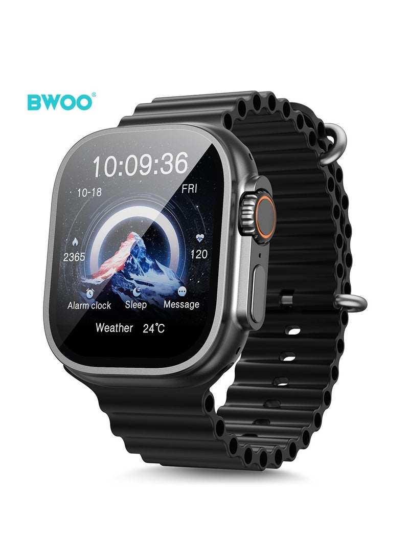 Bwoo Wa07 Smart Watch Black - Image 1