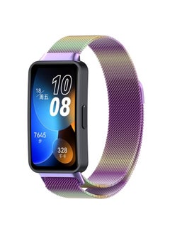 Replacement Strap For Huawei Band 8 Milanese Metal Watch Band Colorful