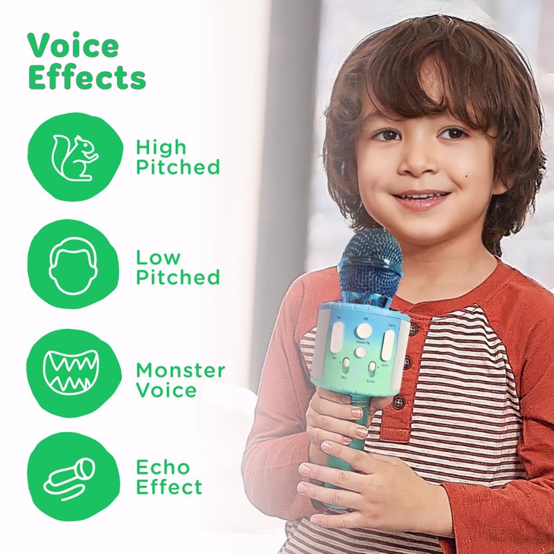 Move2Play, Kids Karaoke Microphone | Includes Pre-Loaded Songs & Bluetooth | Kids Birthday & Easter Gift | Toy for All Ages 2, 3, 4, 5, 6+ Year Old Girls, Boys & Toddlers - Image 4