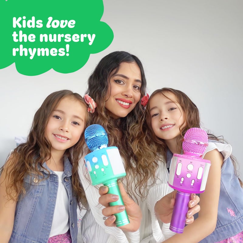 Move2Play, Kids Karaoke Microphone | Includes Pre-Loaded Songs & Bluetooth | Kids Birthday & Easter Gift | Toy for All Ages 2, 3, 4, 5, 6+ Year Old Girls, Boys & Toddlers - Image 2