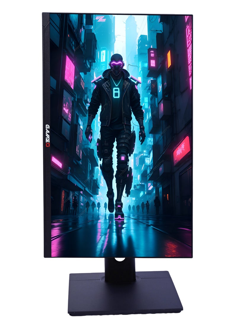 GAMEO GAMEO MR24FHD200IPS Gaming Monitor, 24 Inch Full HD, IPS Panel, 200Hz, 0.5ms, FreeSync, adjustable stand – Black  - Image 3