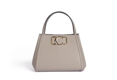 Cuple Squared grainy faux leather Handbag