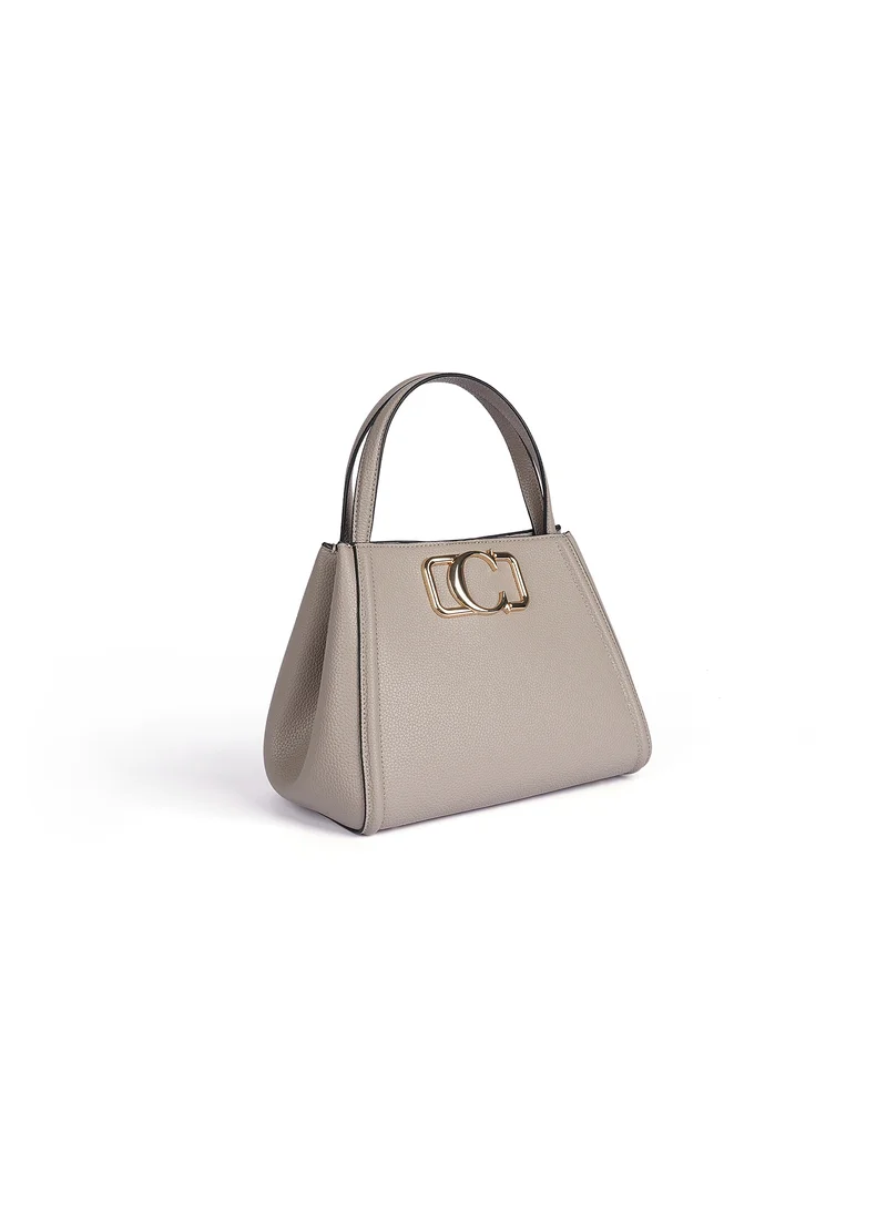 Cuple Squared grainy faux leather Handbag