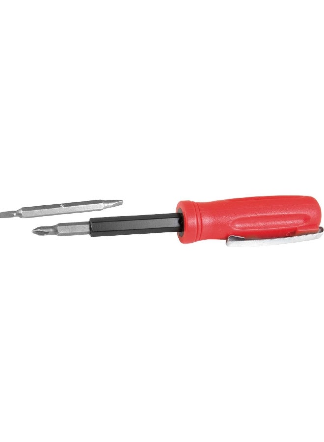 Performance Tool Slotted 4-in-1 Pocket Screwdriver Multicolour 12.192 x 1.905 x 1.905 cm W3207