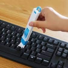 SHULABH CREATIVE Shulabh Creative Corners and Edges Dust Cleaning Brush with Mini Dustpan for Window Frame Keyboard 17 x 2 cm Multicolour  - Image 4