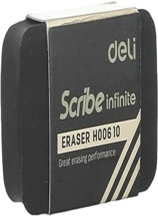 Deli scribe eraser h00610, black