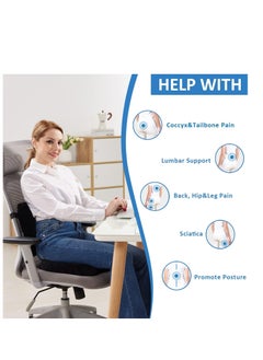 PENG GENERAL Lumbar Support Pillow for Office Chair Back and Car  - Image 2