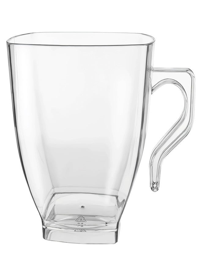 كايا أكواب كايا البلاستيكية المربعة الشفافة الصغيرة للقهوة والشاي (2 أونصة، عبوة من 12 كوبًا) - تصميم أنيق وعملي - مثالية للاحتفالات والتجمعات والاستخدام اليومي - Image 2