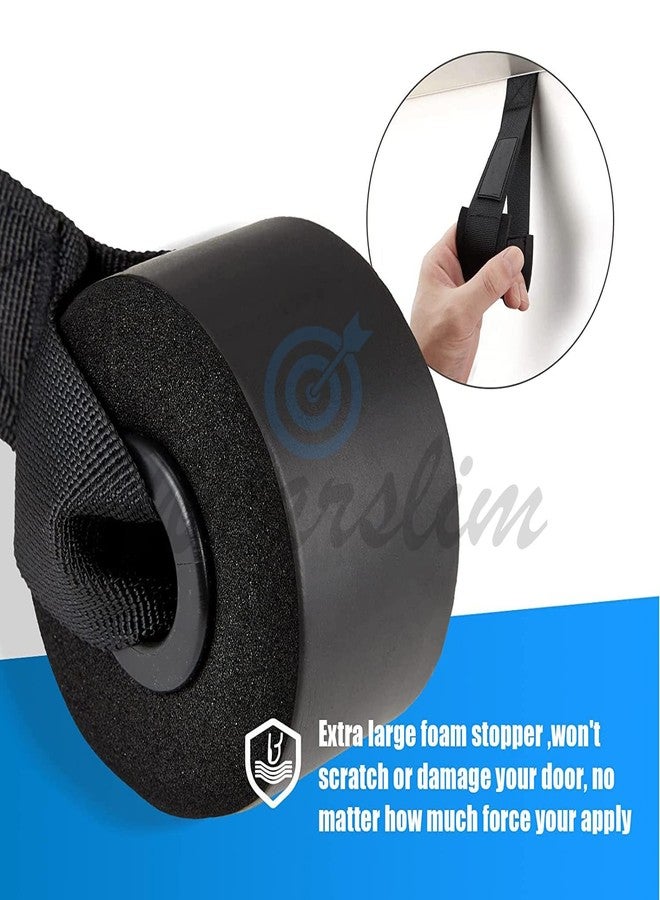 Wearslim Natural Rubber Professional Pull Up Exercise Resistance Band With Door Anchor For Gym, Home Workout & Physical Therapy - 90-220Lbs (Color May Vary) - Image 3