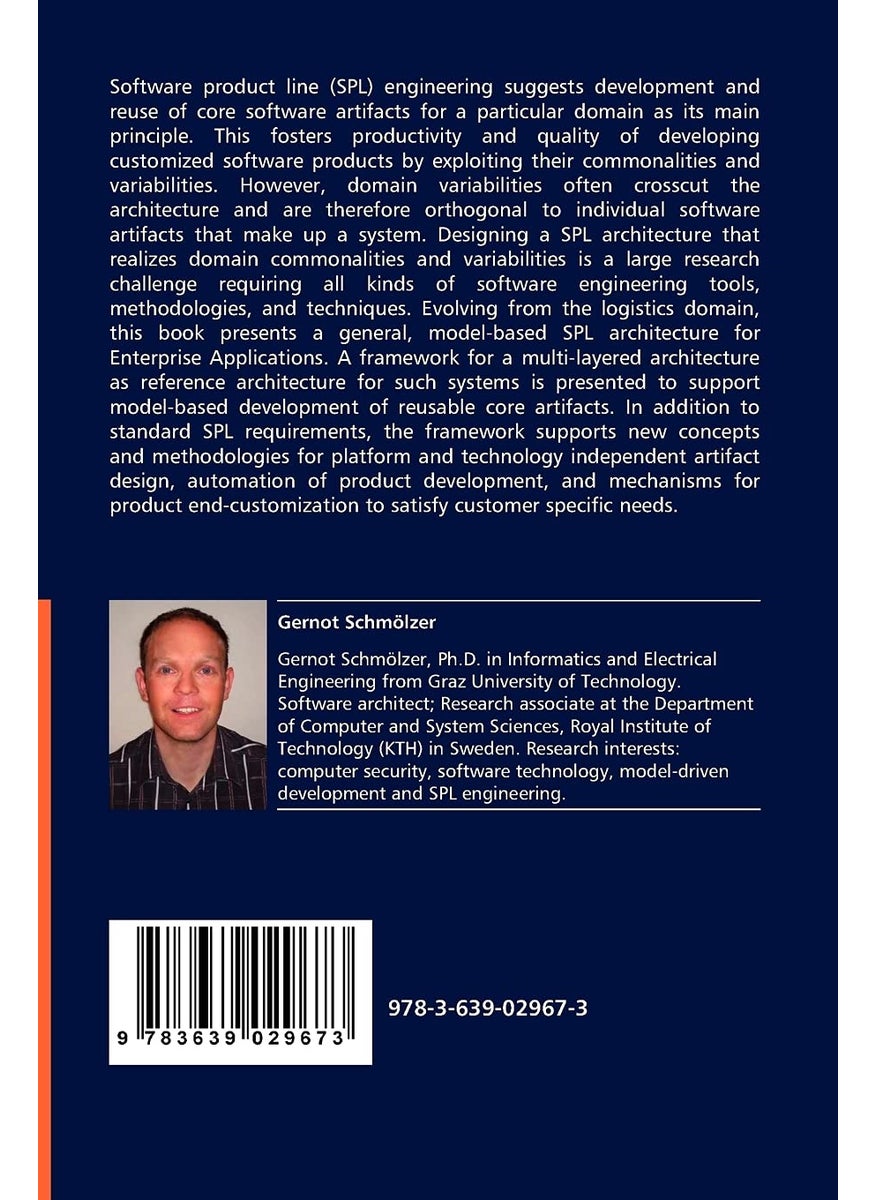 VDM Verlag Dr. Mueller E.K. Software Product Line Architecture for Enterprise Applications  - Image 2