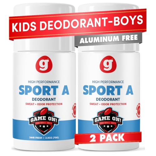 GROWING BASICS GrowingBasics Deodorant for Boys Ages 6 Up Sport A Pack of 2