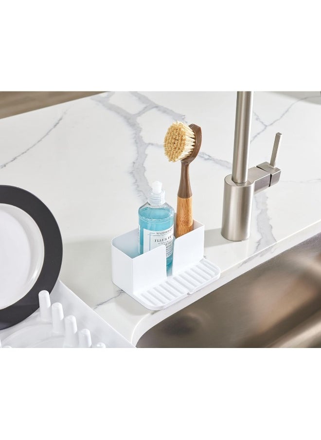 InterDesign iDesign Recycled Plastic Sink Caddy with Tray - 4.72” L x 6” W x 2.8” H, White  - Image 5