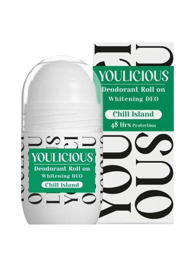 يوليشيوس مزيل عرق رول أون تشيل آيلاند 48 ساعة 50 مل - Image 1