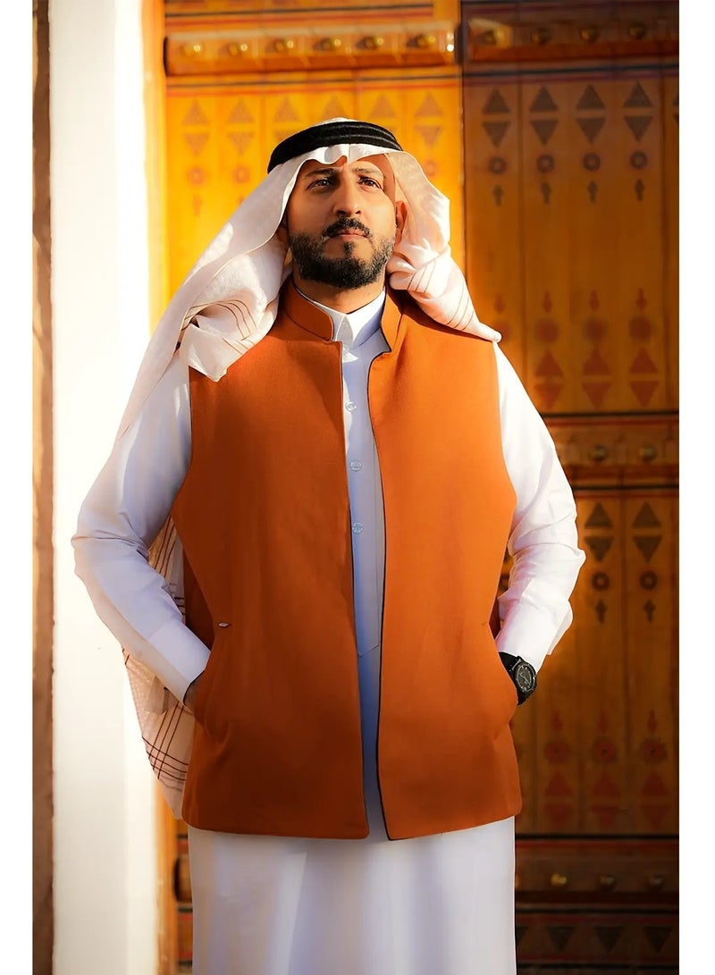 RS Men's double-faced Kashmiri wool vest - Image 5