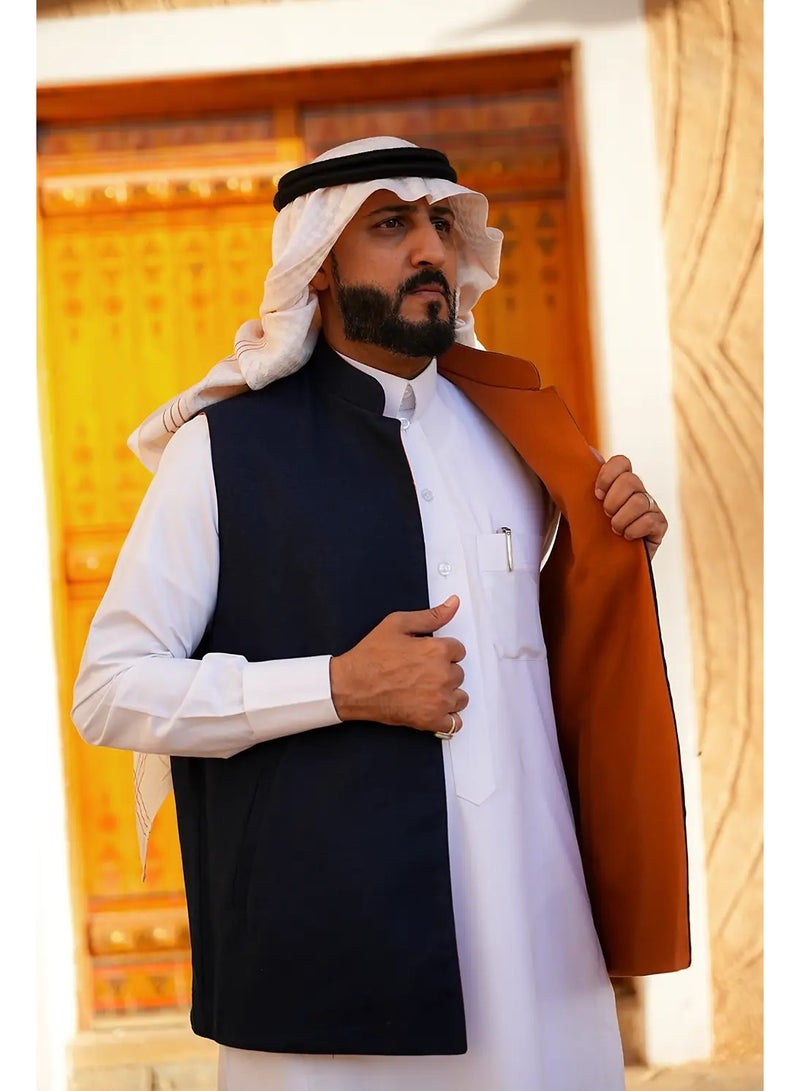 RS Men's double-faced Kashmiri wool vest - Image 2