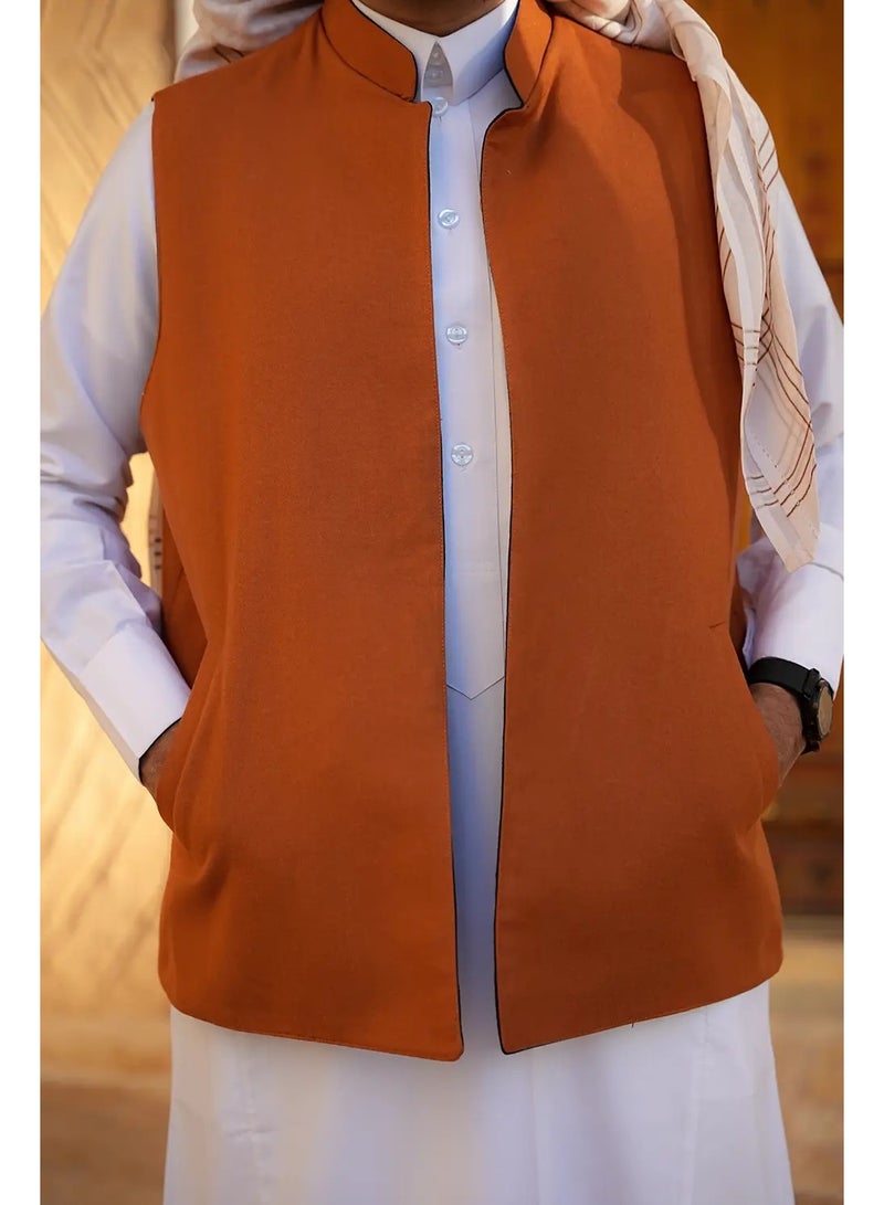 RS Men's double-faced Kashmiri wool vest - Image 4