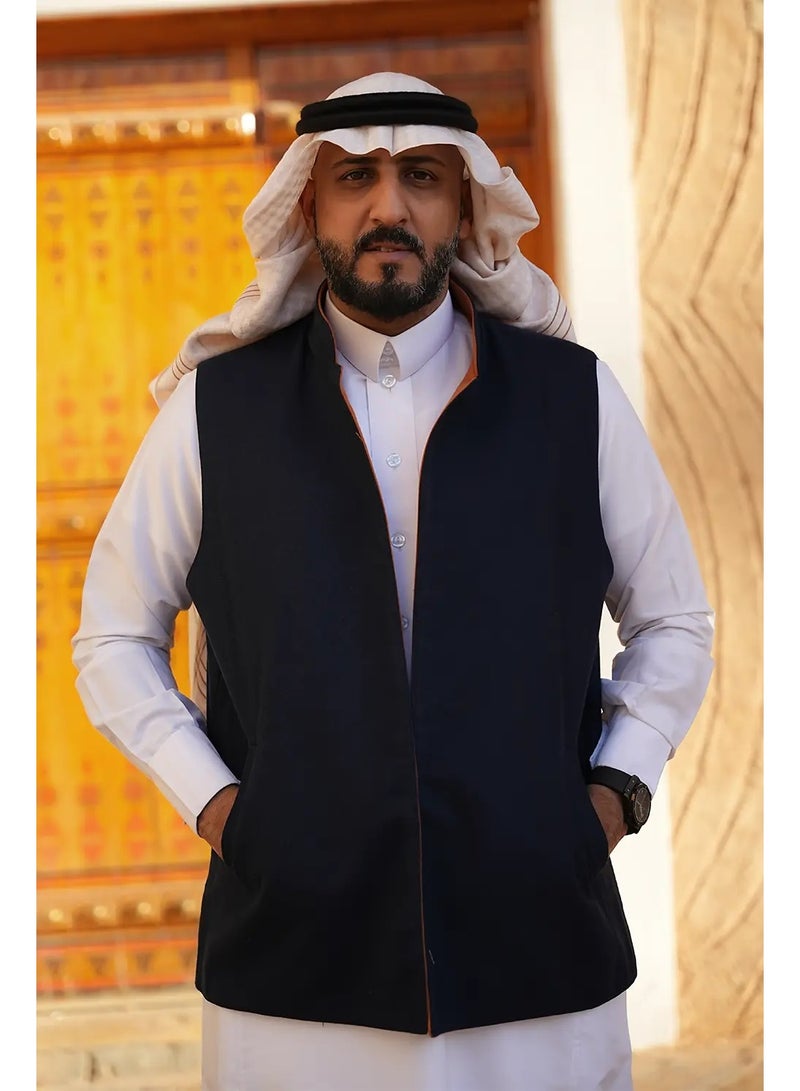 RS Men's double-faced Kashmiri wool vest - Image 3