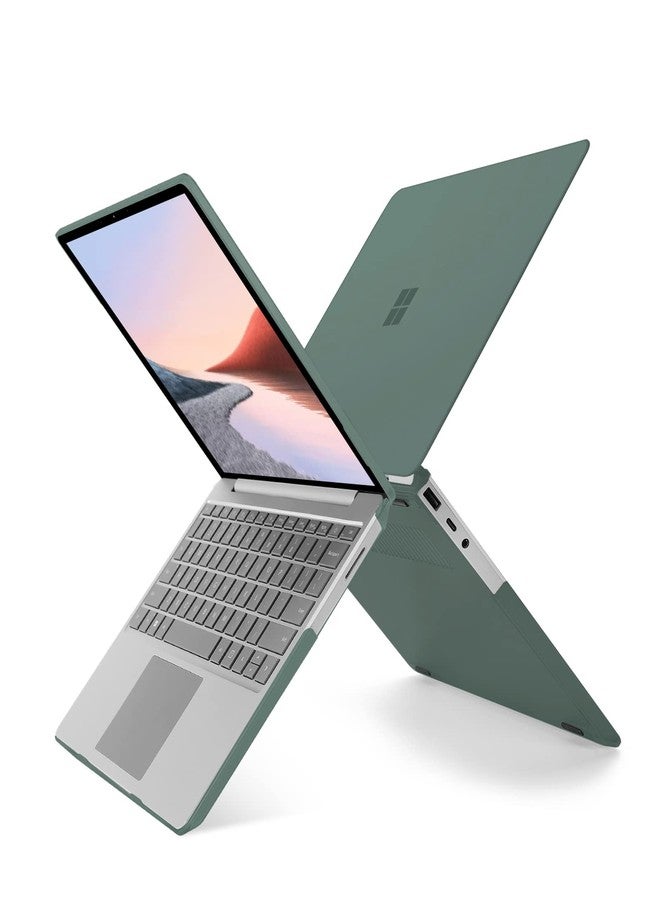 MOSISO Case Only Compatible with Microsoft Surface Laptop Go 3/2/1 12.4 inch 2023-2020 Release (models: 2013 & 1943), Protective Plastic Hard Shell Case&Keyboard Cover&Screen Protector, Emerald Green - Image 4