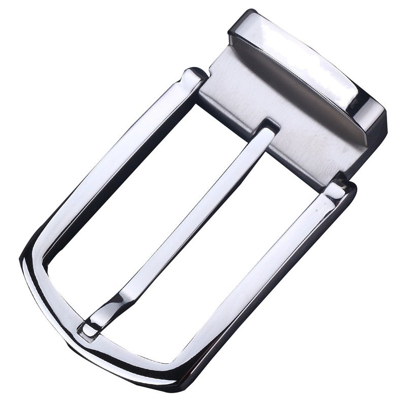 Factory Men'S Pin Buckle Stainless Steel Belt Adjustment Buckle Head Belt Pin Buckle Japanese Word Large Hardware Accessories - Image 4