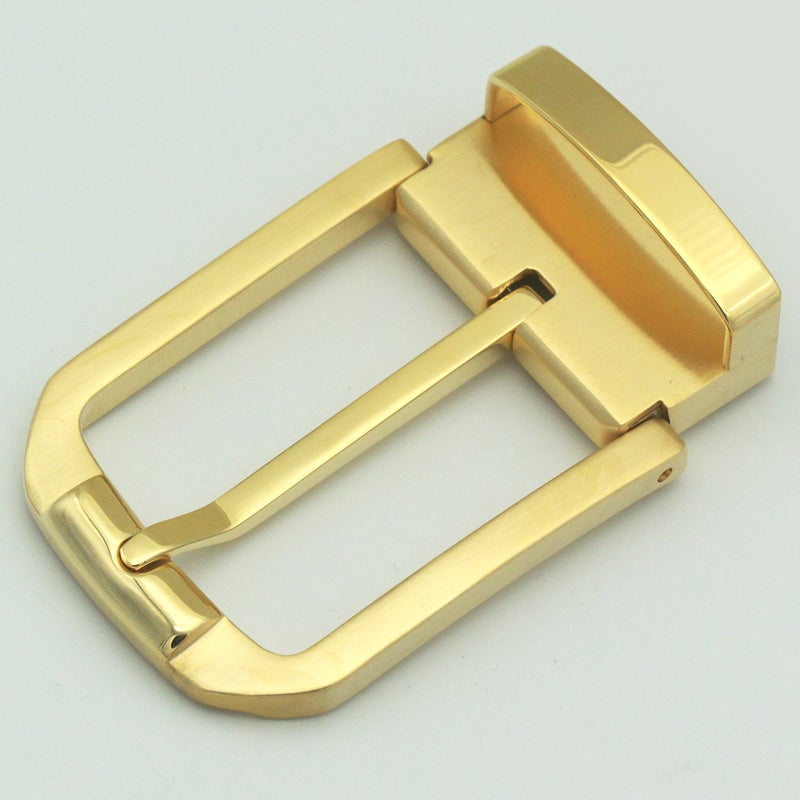 Factory Men'S Pin Buckle Stainless Steel Belt Adjustment Buckle Head Belt Pin Buckle Japanese Word Large Hardware Accessories - Image 1