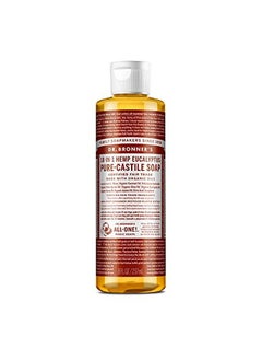 Dr. Bronner's Dr. Bronner’S Purecastile Liquid Soap (Eucalyptus 8 Ounce) Made With Organic Oils 18In1 Uses: Face Body Hair Laundry Pets And Dishes Concentrated Vegan Nongmo  - Image 1